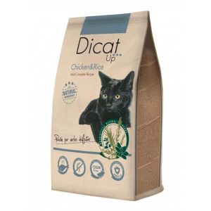 14 Kg Dicat Up Pollo y Arroz Pienso para Gatos