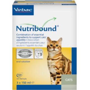 3X150 ml Virbac Nutribound Suplemento Nutricional Para Gatos