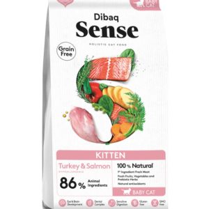 6 Kg Sense Cat Kitten Pavo y Salmón Pienso para Gatos