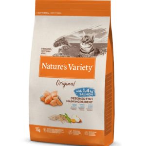 7 Kg Nature’s Variety Original Cat Sterilized Salmón
