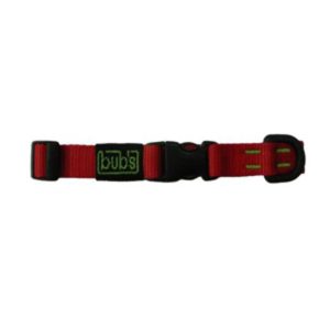 Bub’s Collar Cierre Rápido Rojo Ancho 20mm Longitud Ajustable 25-36cm
