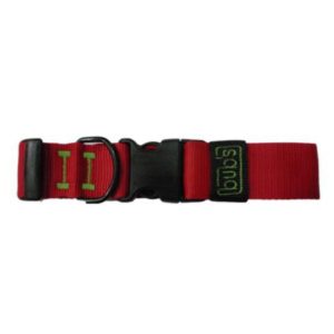 Bub’s Collar Cierre Rápido Rojo Ancho 40mm Longitud Ajustable 42-62cm