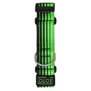 Bub’s Collar Cierre Rápido Verde Ancho 25mm Longitud Ajustable 34-53cm