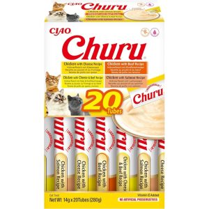 Churu CAT Variedades de Pollo con Buey (20p)