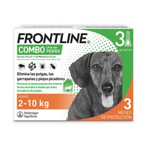 Frontline Combo Perro 2-10 kg  3 Pipetas