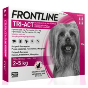 Frontline Tri Act 2-5 kg 6 Pipetas