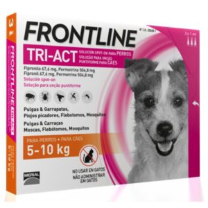 Frontline Tri-Act 5-10 kg, 3 pip.