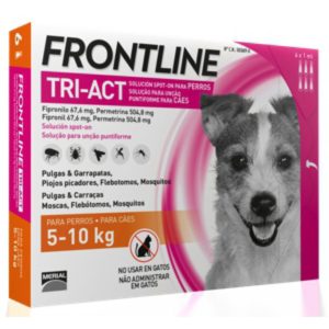 Frontline Tri-Act 5-10 kg 6 pipetas
