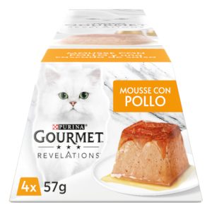 Gourmet Revelations Mousse Pollo, 4×57 g.